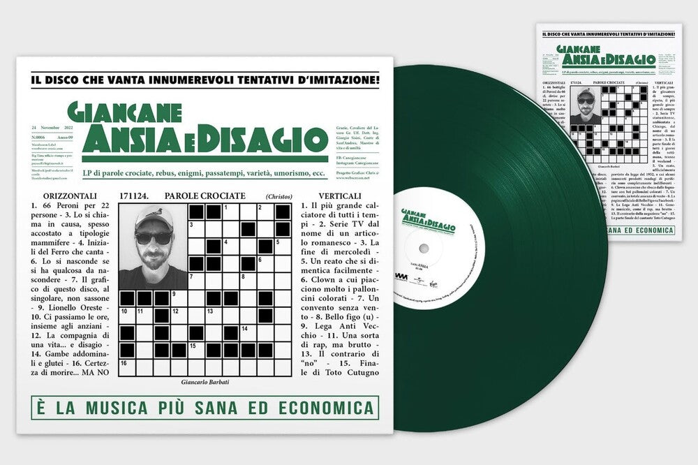 Ansia E Disagio [Colored Vinyl] (Grn) (Ita) Vinyl Record