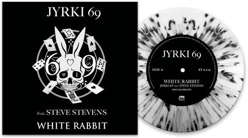 Steve Stevens - White Rabbit - Black/white Splatter