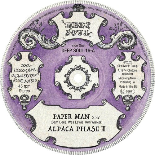 Alpaca Phase Iii / Dees,sam - Paper Man / False Alarms - Vinyl Record