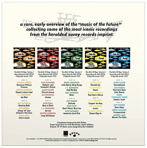 Various Artists - The Birth Of Bop: The Savoy 10-Inch LP Collection (Various Artists)