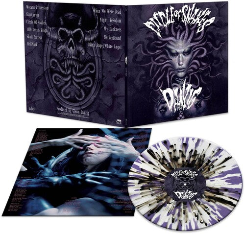 Danzig - Circle Of Snakes (Black, White & Purple Splatter)