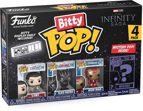 Funko Bitty Pop!: - Marvel- Loki 4pk - Collectibles