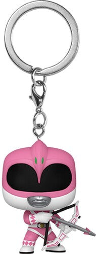 Funko Pop! Keychain: - Mighty Morphin Power Rangers 30th- Pink Ranger - Collectibles