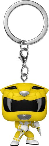 Funko Pop! Keychain: - Mighty Morphin Power Rangers 30th- Ylw Ranger - Collectibles