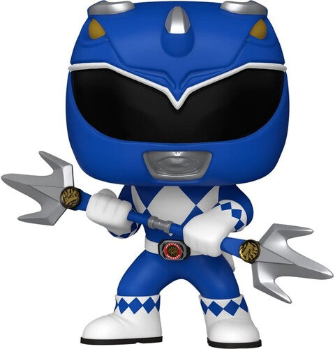 Funko Pop! Television: - Mighty Morphin Power Rangers 30th- Blue Ranger - Collectibles