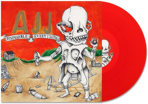 Ajj - Disposable Everything - Strawbably Red - Vinyl Record