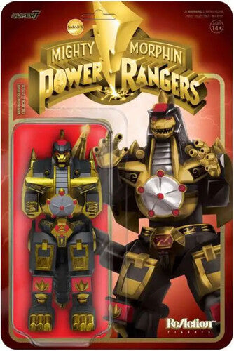 Mmpr Reaction - Dragonzord (black & Gold) - Mmpr Reaction - Dragonzord (black & Gold) - Collectibles