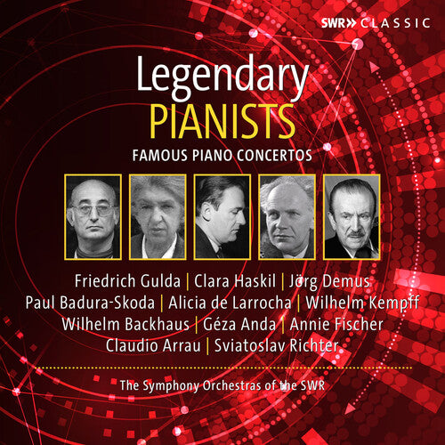 Bartok / Beethoven / Brahms - Legendary Pianists - Famous Piano Concertos - Music CD