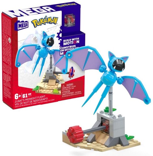 Mega Bloks Pokemon - Pokemon Zubats Night Flight - Collectibles