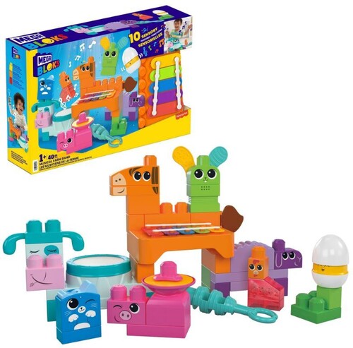 Mega Bloks - Musical Farm Band Toddler Building Toy Set - Collectibles