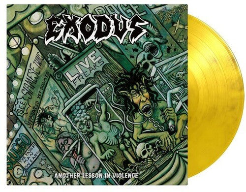 Exodus - Another Lesson In Violence- Limited 180-Gram Yellow & Black Marble Colored Vinyl