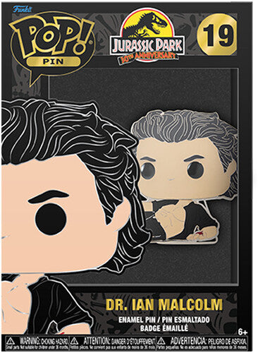Funko Pop! Pins Movies: - Jurassic Park - Dr. Ian Malcolm - Collectibles