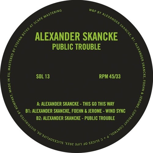 Skancke,alexander - Public Trouble - Vinyl Record