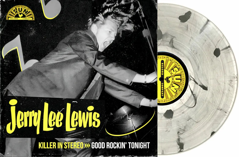 Killer In Stereo: Good Rockin' Tonight [RSD Essential Indie Colorway Milky Clear w/Black Ice Splatter LP] Vinyl Record