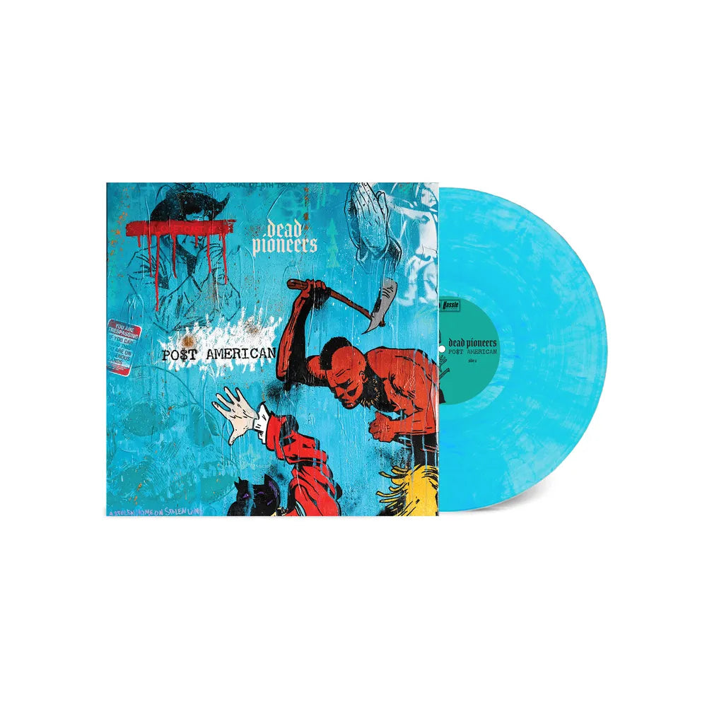 Po$T American [Indie Exclusive Marble Curacao Blue LP] Vinyl Record
