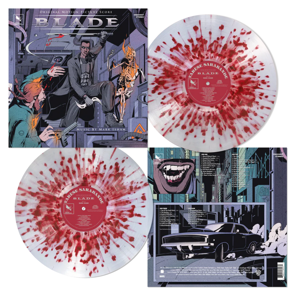 Blade (Original Soundtrack) [Blood Splatter Clear vinyl] Vinyl Record