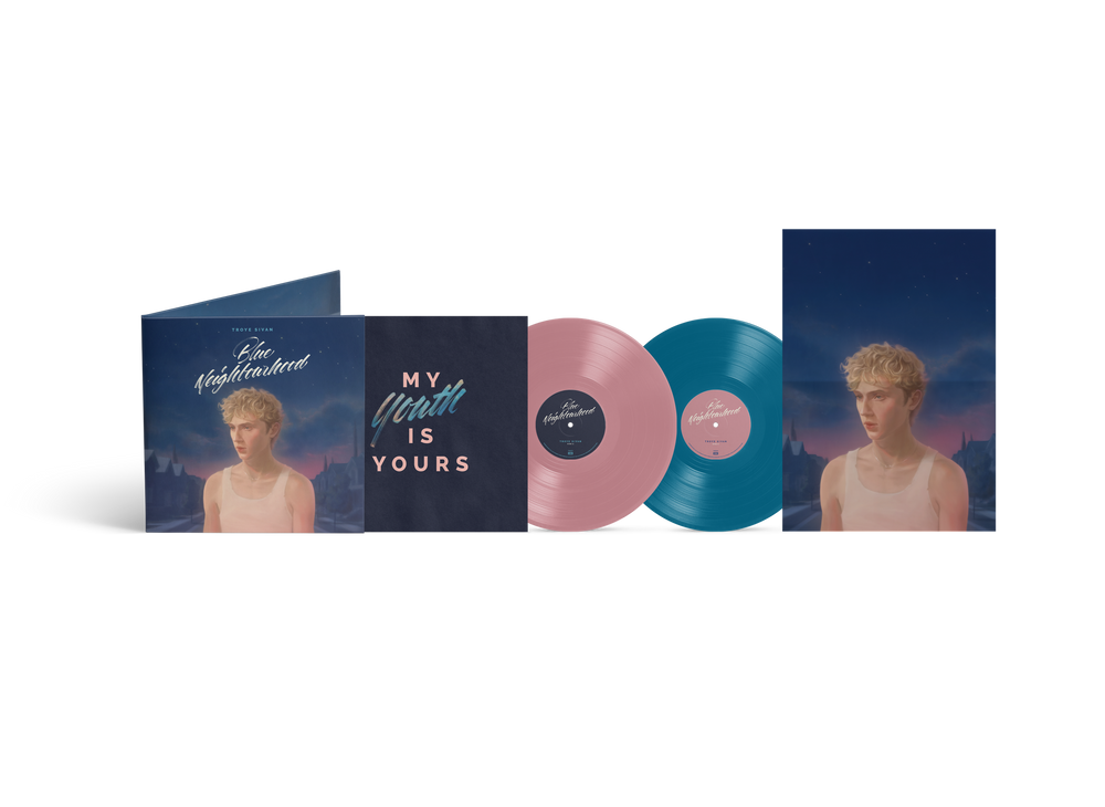 Troye Sivan - Blue Neighbourhood 'Ten Years On' - 10th Anniversary [Blush Pink & Aqua Blue]