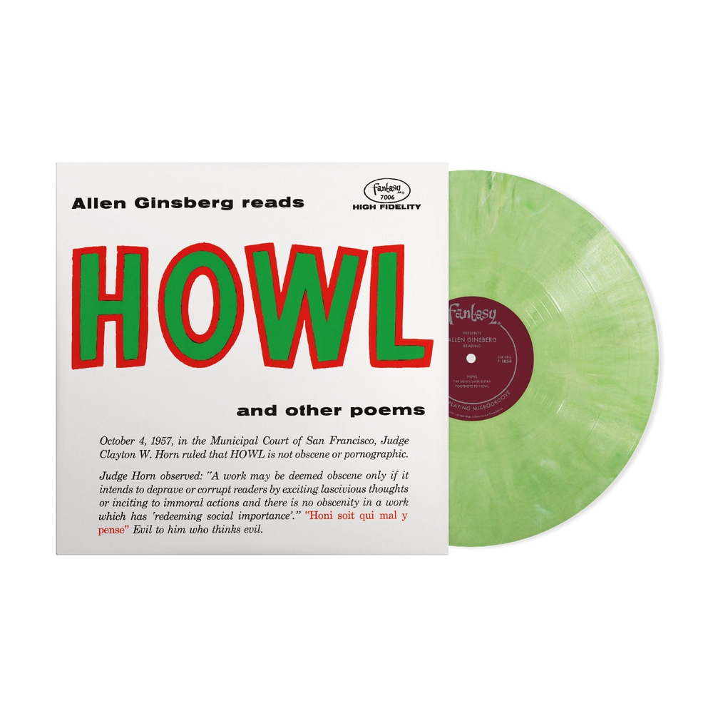 Pre-Order: Allen Ginsberg - Howl And Other Poems [Eco-friendly Green Blend]