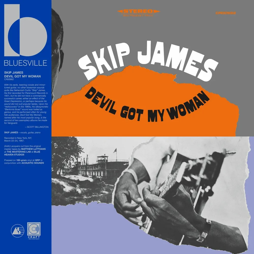 Skip James - Devil Got My Woman - 2026 Bluesville [180g with tip-on jacket + obi]