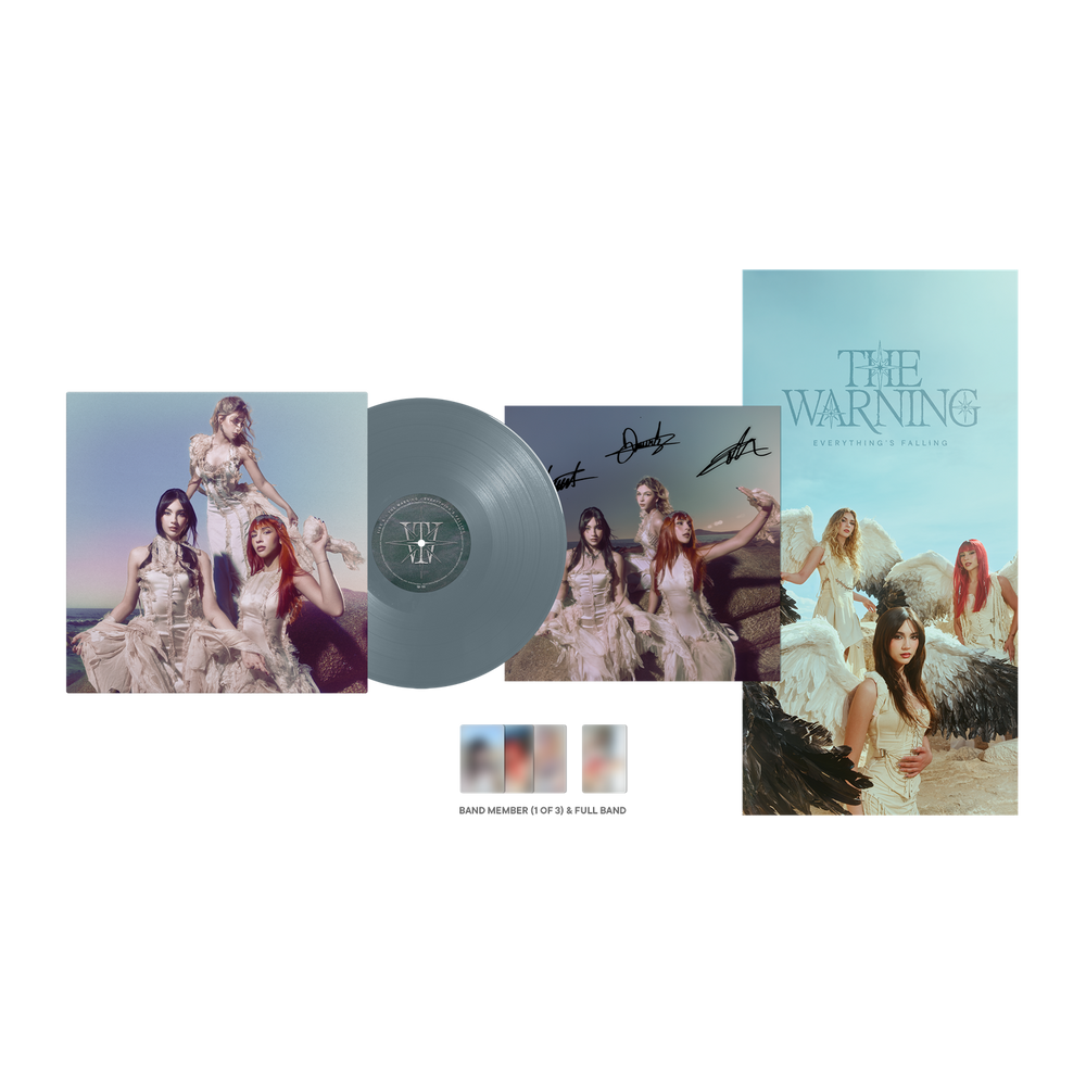 The Warning - Everything's Falling [Signed Insert - Deep Ocean with Alt Cover] Vinyl Record