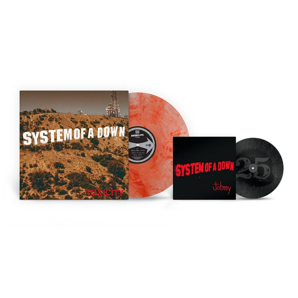 Pre-Order: System Of A Down - Toxicity - 25th Anniversary [Marble LP + 7"] Vinyl Record