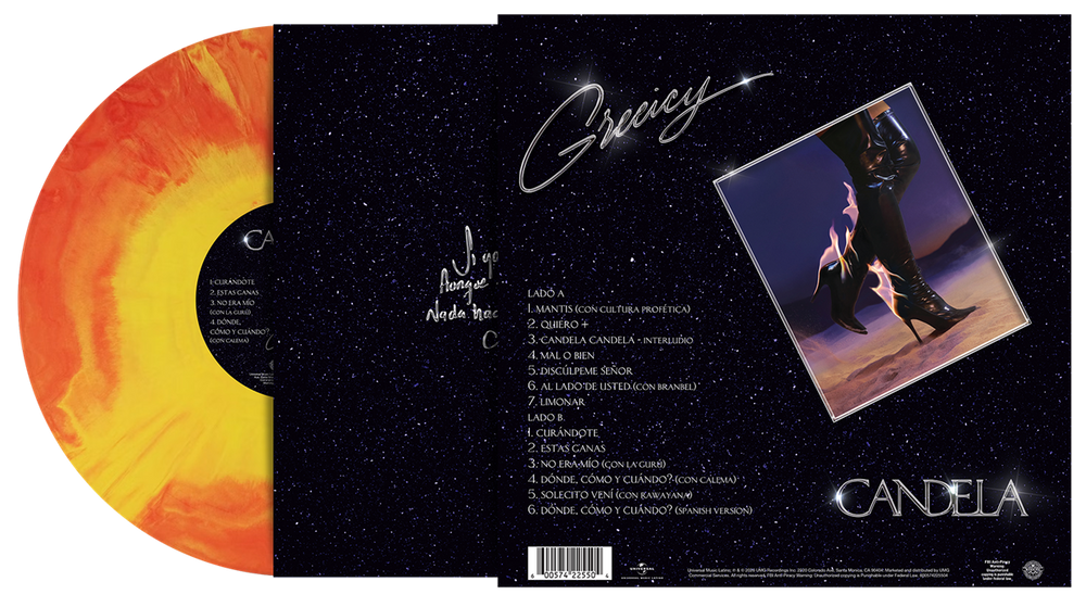 Pre-Order: Greeicy - CANDELA [Galaxy Fire LP] Vinyl Record