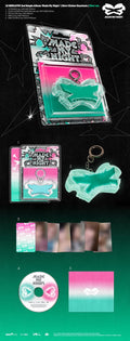 Pre-Order: LE SSERAFIM - 2nd Single Album 'Made My Night' [Mint Glow Clicker Keychain ver.] Music CD