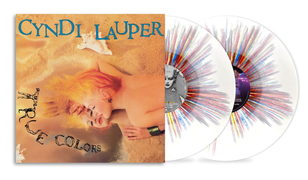Pre-Order: Cyndi Lauper - True Colors - 40th Anniversary [Rainbow Sprinkle] Vinyl Record