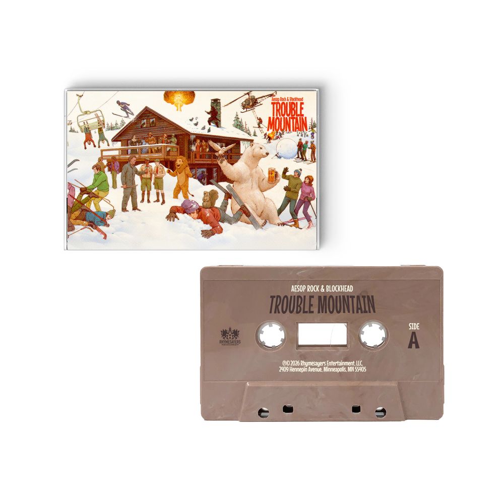 Pre-Order: Aesop Rock / Blockhead - Trouble Mountain Cassette Tape