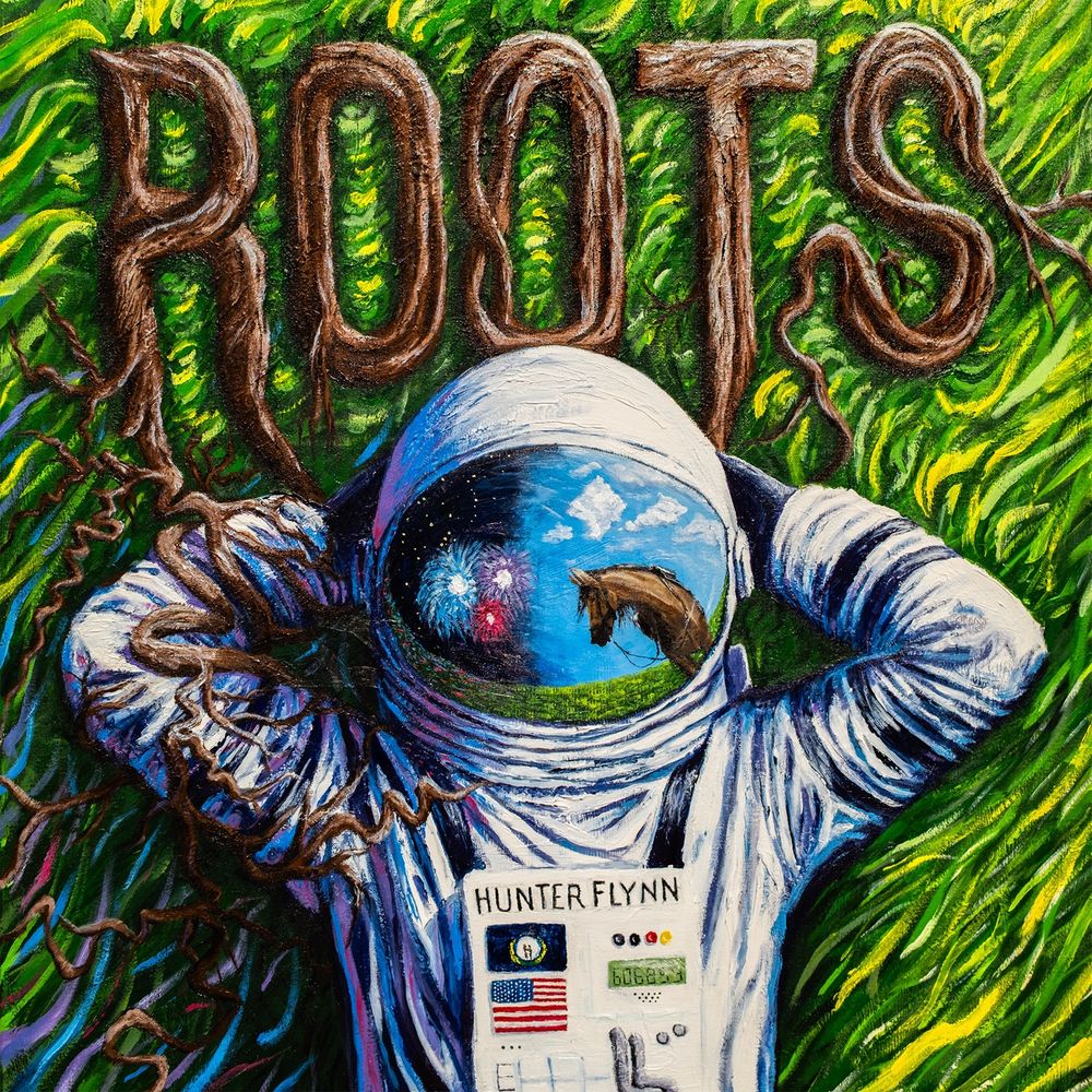 Pre-Order: Hunter Flynn - Roots [White & Deep Purple] Vinyl Record
