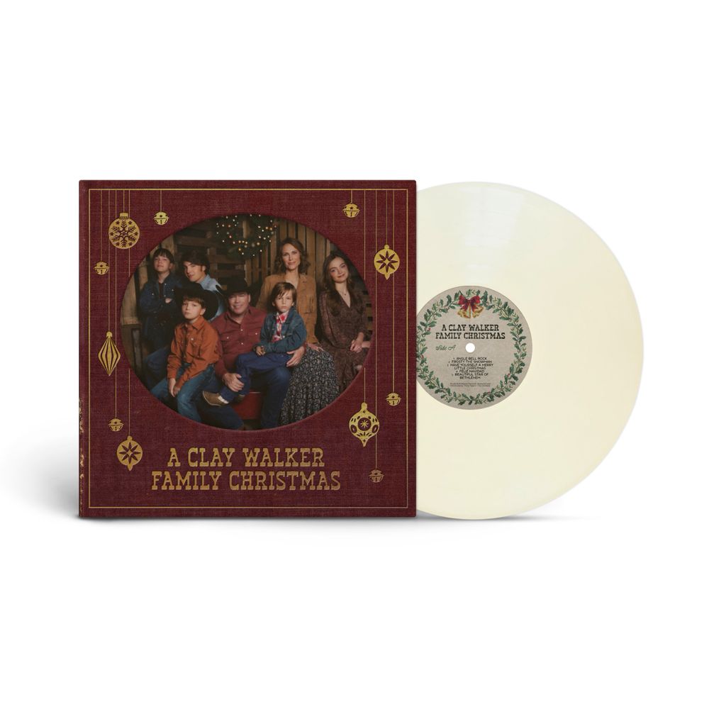 Pre-Order: Clay Walker - A Clay Walker Family Christmas [Cream] Vinyl Record
