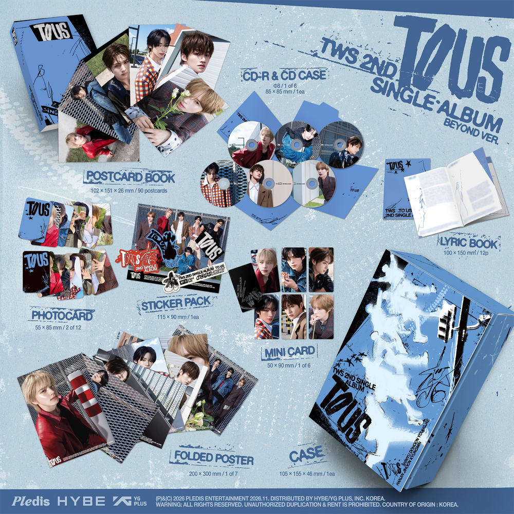 Pre-Order: TWS - TWS 2nd Single Album 'TO US' [Beyond Ver.] Music CD