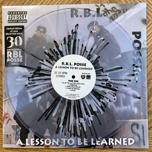 R.b.l. Posse - Lesson To Be Learned (30th Anniversary Edition) - Vinyl Record