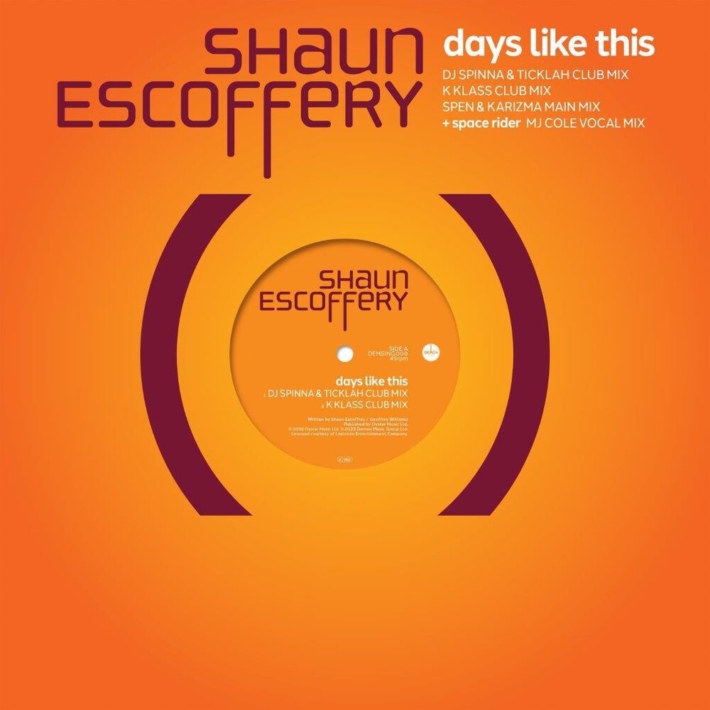 Day Like This - 140-Gram Black Vinyl [12" Vinyl] Vinyl Record