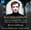 Rachmaninoff / Brussels Philharmonic - Piano Concertos Nos. 1 & 4 Rhapsody On A Theme - Music CD