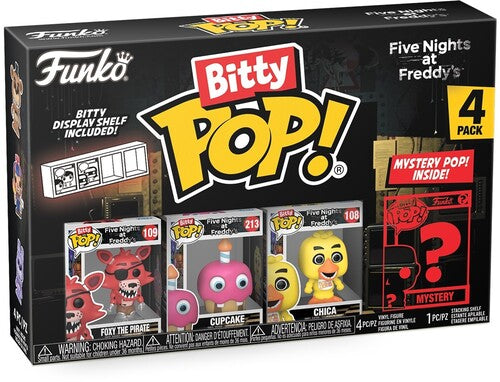 Bitty Pop Five Nights At Freddys - Bitty Pop Five Nights At Freddys Foxy 4 Pack - Collectibles