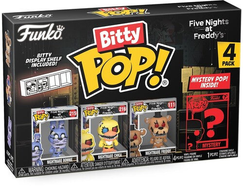 Bitty Pop Five Nights At Freddys - Bitty Pop Fnaf Nightmare Bonnie 4 Pack - Collectibles