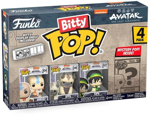 Funko Bitty Pop!: - Avatar: The Last Airbender - Aang 4pk - Collectibles
