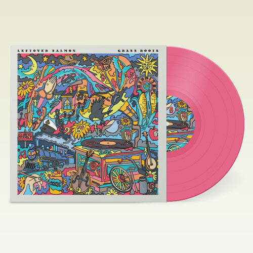 Leftover Salmon - Grass Roots - Opaque Pink - Vinyl Record