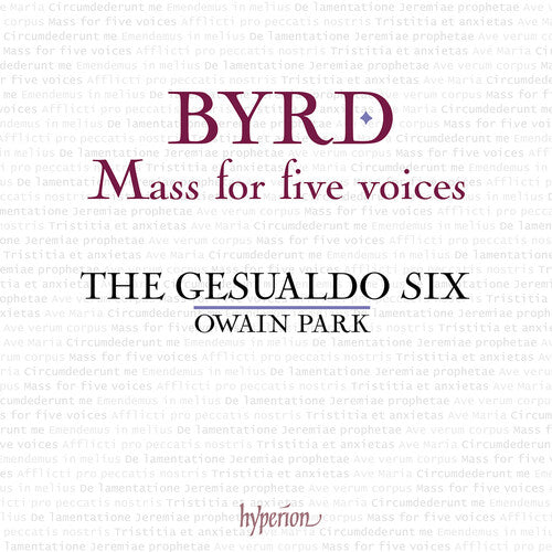 Gesualdo Six - Byrd: Mass For Five Voices - Music CD