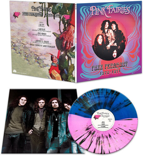 The Pink Fairies - Fuzz Freakout 1970-1971 - Blue/pink/black Splatter