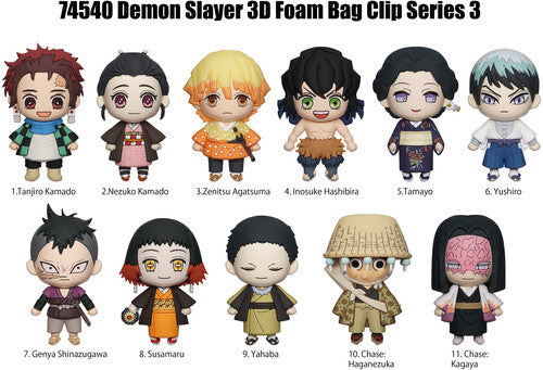 Demon Slayer 3d Foam Bag Clip - Series 3 - Demon Slayer 3d Foam Bag Clip - Series 3 - Collectibles
