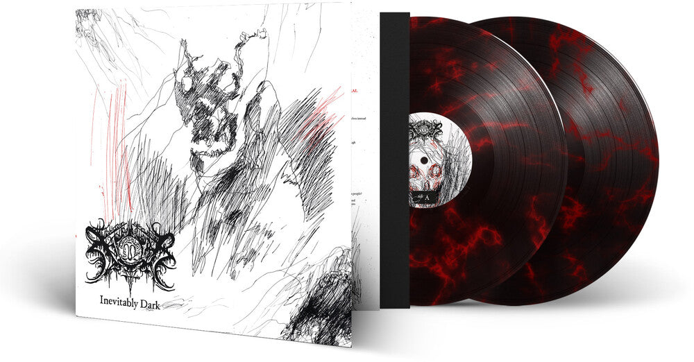 Inevitably Dark - Red/Black Marble (Blk) [Colored Vinyl] Vinyl Record