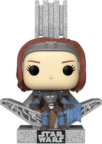 Funko Pop! Deluxe: - Star Wars: The Mandalorian - Bo Katan W/throne - Collectibles