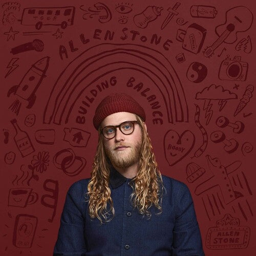 Allen Stone - Building Balance [Blue & Red Swirl]
