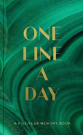 Chronicle Books - Malachite Green One Line A Day A Five Year Memory - Books