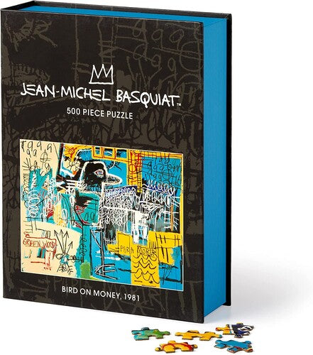 Galison - Basquiat Bird On Money 500 Piece Book Puzzle - Games