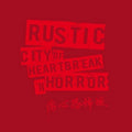 Rustic - City Of Heartbreak 'n Horror - Music CD