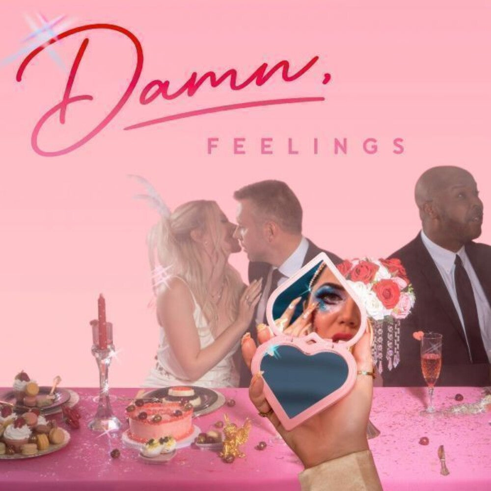 Damn, Feelings [Indie Exclusive Limited Edition Translucent Pink with Red & White Splatter LP] Vinyl Record