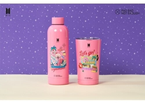 Bts - Bbne Bts Dynamite Water Bottle - Pink - Collectibles